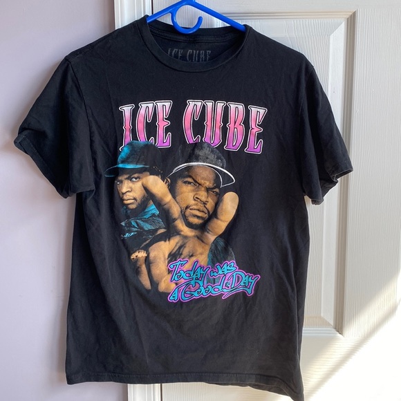 Ice Cube Other - Men’s Medium Ice Cube Today Was a Good Day black graphic T-Shirt